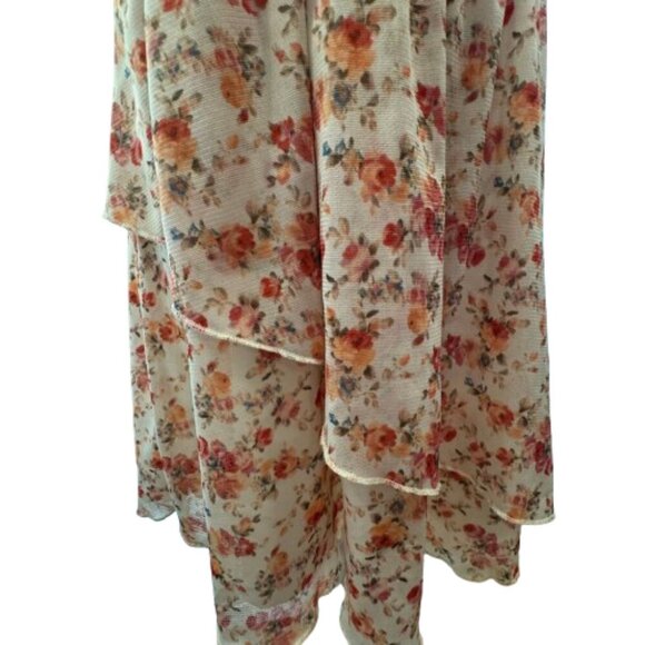 Trixxi Ladies Strapless Fit + Flare Floral Dress Size Small - Picture 6 of 6